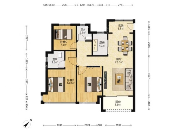 正顺好房 - 唐家湾情侣路小高层一梯2户板楼看海看山仁恒滨海半岛3房2